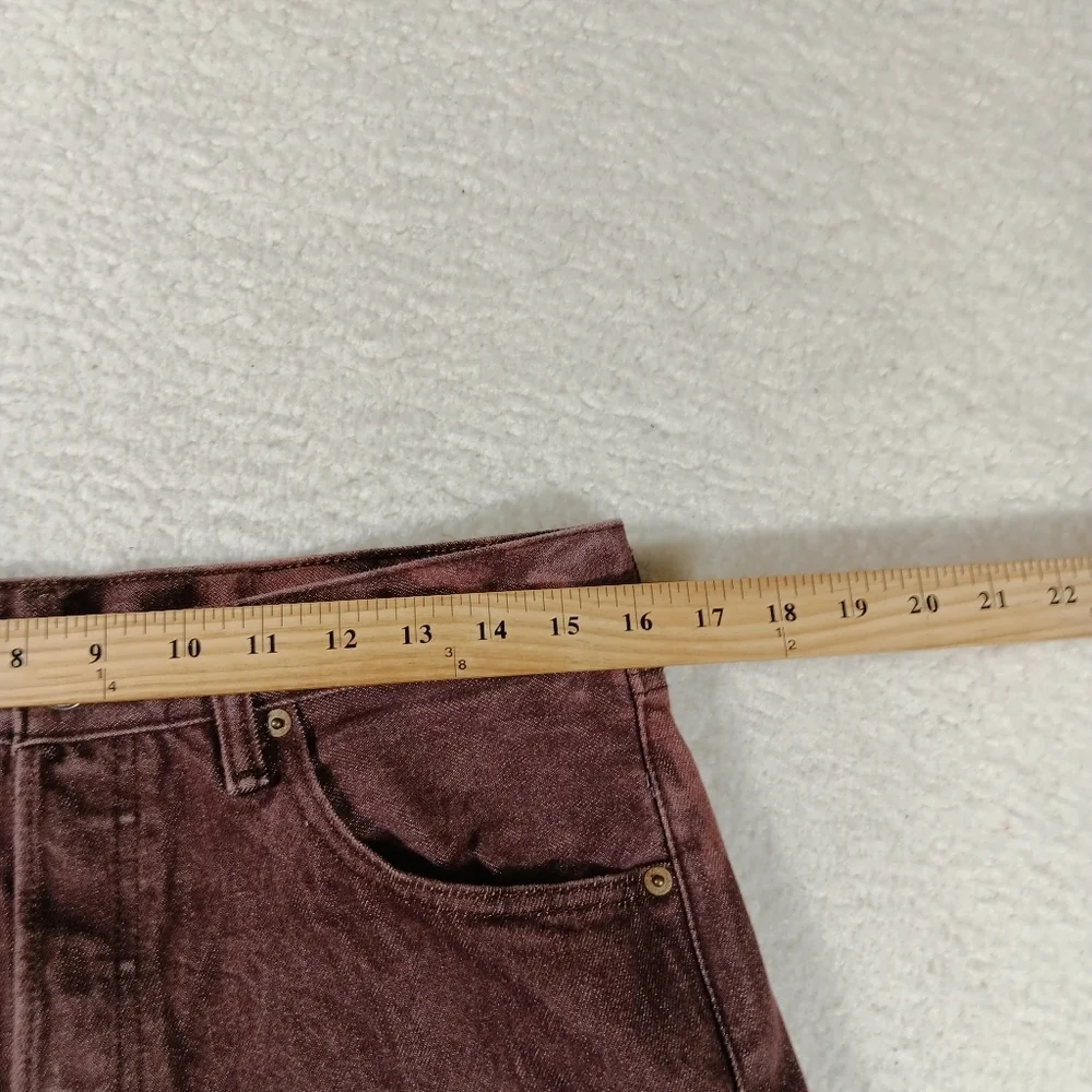 Levis 501xx Jeans Mens 34x30 (32x30) Brown Denim Button Fly Y2K Bat Wing Western